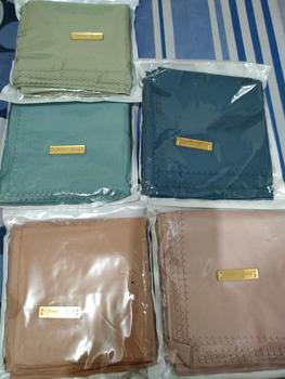 Product Review of PAKET (5+3pcs RANDOM) VOAL MIRACLE ALAINA SCARF POLOS hijab persegi Kerudung from t**y 1