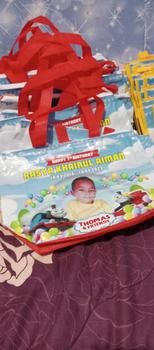 Product Review of Tas Ulang tahun model perahu zipper isi 30 pcs menggunakan bahan banner frontlite dan Kain spunbond from M**a 8** 0