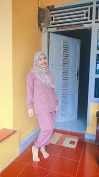 Product Review of [RatuHijabCilacap] Baju Ok Oka Celana Jogger Cargo Lengan Panjang Karet Bahan American Drill Wanita Setelan Kerah V from A**i A**r A**s 0