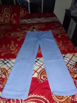 Product Review of HTM - Hight waist Loose Jeans Hangover Celana Panjang Jeans Wanita Jumbo Bawahan from D**h 1