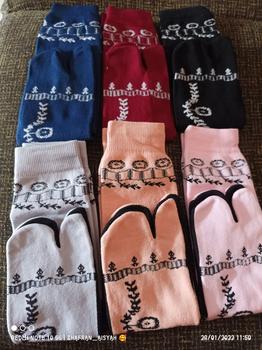 Product Review of Lusinan kaus kaki muslimah motif Kiri Kanan panjang L sebetis / kaos kaki jempol / kaos kaki wanita muslimah dewasa / nylon spandek 100% / kaos kaki tawaf umroh Coklat dan banyak warna from Z**s 🐬**) 0