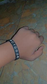 Product Review of Peace - Hitam - Gelang Wristband by Embracelet from c**_ 1