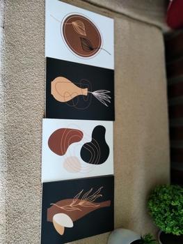Product Review of Hiasan Dinding Abstrak - Walldecor Minimalis - ABSTRAK-KECIL-11-14 from 🅛**🅐 0