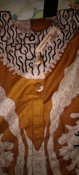 Product Review of Tunik Kancing terbaru modern dress, Pakaian muslim wanita lengan panjang tunik batik Katun Nyaman from N**a E**a 0
