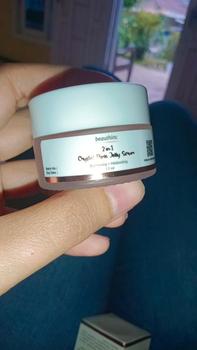 Product Review of (1PCS) 2in1 CRYSTAL PINK JELLY SERUM from O**🦩 2