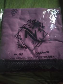 Product Review of NAFHA - Mukena Terusan Dewasa Nafha Bordir Daily Tropical Katun Mukenah Rayon Wanita Muslim Putih Traveling Panjang from @**f 0