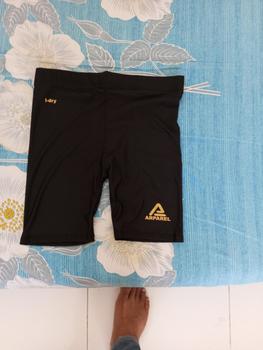 Product Review of Celana Legging Pria / Celana Olahraga Pria Short Pants Black Gold Arparel sport Pendek sot from k**o 0