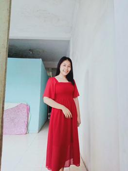 Product Review of KC - Malika Midi Dress - 2 Size - Square Neck Chiffon ada furing from ** 1