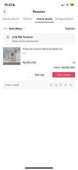 Product Review of Quran Custom Nama by Nadira.id Ukuran A5 from m**s 3