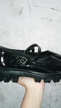 Product Review of Sepatu loafers wanita sepatu Loly MJ Hitam Putih Shoes Sandal Sendal fantofel  korea from ** ** ** A** ** 2