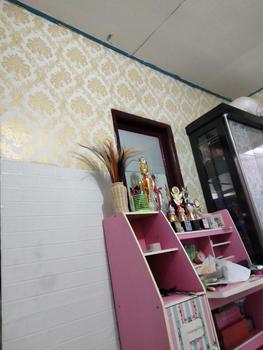 Product Review of BATIK GOLD Wallpaper Dinding Dekorasi Rumah panjang 10 meter lebar 45 cm from R**@ 0