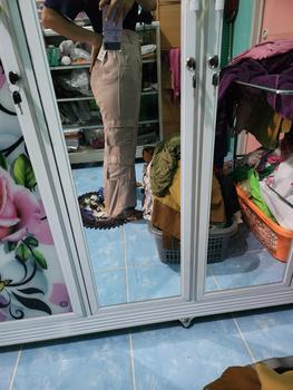 Product Review of SIVALI Bonnie Cargo Pants - Highwaist Loose Cargo - Celana Kargo Wanita - Baggy Pants Panjang Polyester Kulot Casual Hitam Kantor Kantor Formal Kerja Kerja Kerja Basic Karet from B** T**s R**e 1