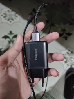 Product Review of UGREEN Charger Android 18W Adaptor + Kabel USB Type C from Z** ** ** 0
