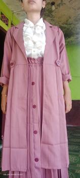 Product Review of SetRok Blazer Rok Plisket Fit Karet Setelan Wanita from H**8 1