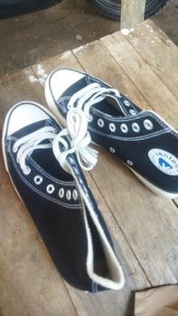 Product Review of Ventela Ethnic High Black Natural Sepatu Sneakers Pria (Siluet 70s) Canvas Shoes Casual from d**1 0