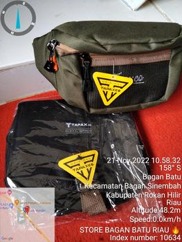 Product Review of TAPAXCO Tas Selempang Pria Kick Waistbag Casual Local Original Pinggang from 2**: 0