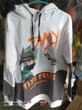 Product Review of SWEATER HOODIE DIALY HOODIE KECE Fit Fleece Motif Panjang Sablon Tebal Pria Distro Jumper from D**a 0