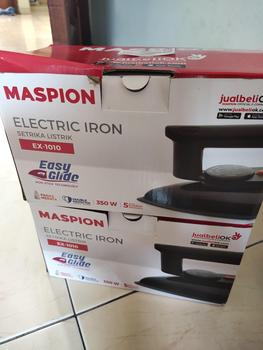 Product Review of ENVIO - MASPION Setrika Listrik EX-1010 BB Hitam  - Elektronik Rumah Tangga from D**A 0