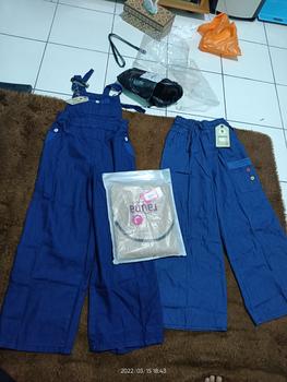 Product Review of Hanila Baju Kodok Anak Kulot Jeans Umur 5-15tahun from m**n 0