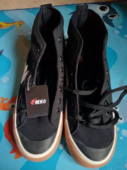 Product Review of Sneakers Aekoshoes TwoYears High Black Gum Produk Lokal Made In Indonesia from a**h 0