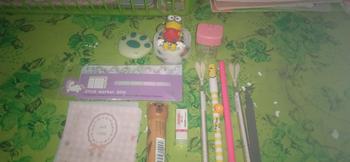 Product Review of Pouch Set alat tulis viral alat-alat sekolah aesthetic Pulpen pensil penggaris dll Penghapus Rautan Stationery from 🦋** 1