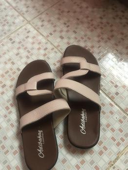 Product Review of Sandal Flat Teplek Casual Wanita Sandal Kulit Asli Garut Adibahaq Carrisa BK from m**n 0