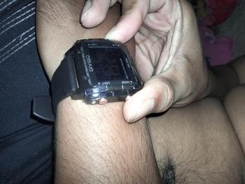 Product Review of Jam Tangan Wanita DIVIGO DV-2110 Transparan Original Digital Kotak Strab Rubber Tahan Air Digital Besi Stainless from E**n W**a 0