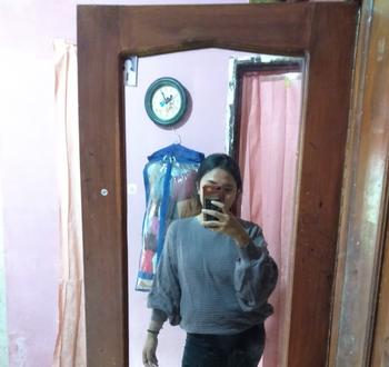 Product Review of Lasperal Batwing Sweater | Sweater rajut terbaru | Sweater rajut oversize Panjang Tebal Atasan  Wanita Santai from t**_ 0
