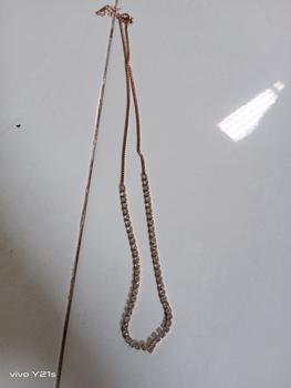 Product Review of Clue Xuping - Aksesoris Kalung Wanita Setengah Permata Stainless  N05092224 Perhiasan Silver Titanium from S**r T**k 1