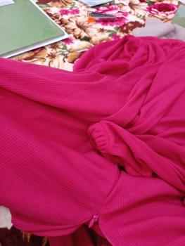 Product Review of ILMIRA Maxy Dress Rip Knit CAsual Dress Rajut Wanita Simple Outfit Kekinian WL from M**🌸 0