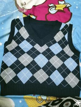 Product Review of Vest ROSE -  Rompi Rajut Pori Wajik  Atasan Wanita Crop Motif Panjang Top Outer Hitam from m**a 0