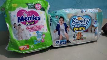 Product Review of Merries Good Skin S40 / M34 / L30 / XL26 / XXL28 - Popok Bayi from V**i H**i 0