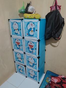 Product Review of PROMO COD TERLARIS LEMARI PAKAIAN (2X4) / RAK SERBAGUNA / LEMARI SUSUN KAMAR TIDUR / LEMARI PLASTIK DENGAN TUTUP / LEMARI BAJU DAN SEPATU DAPA DI SESUAIKAN / LEMARI 8 PINTU from R**n 0