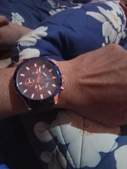 Product Review of Jam Tangan Pria terbaru kekinian Jam Tangan Pria Keren-Jam Tangan Pria Anti Air -Jam Tangan Pria Tali Kulit/Rantai stanlies C C15 bisa cod Quartz Titanium Watch Waterproof Watch from M**n 8** 0