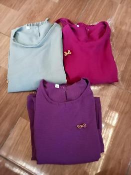 Product Review of K&K FASHION/Setelan anak kekinian/set kids korea/Livina Set kids/setelan anak viral/Setelan terbaru/crinkle Air Flow/Setelan murah meriah/Lengan Serut/setelan lucu/modis/casual/bisa COD Polos Kids Celana Fashion Pakaian from u**0 0