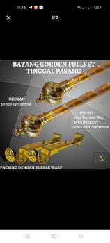 Product Review of Batang Gorden Fullset Ukuran 50-100-150-200 CM dengan Bracket 2 Fungsi from c** n**0 1