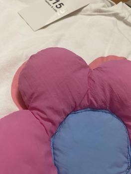 Product Review of Áo phông chất cotton khô cổ tim phối in nổi ( 00:00) form rộng nam nữ from h**🌸 2