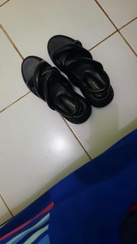 Product Review of LAPEPA YUK - Sepatu Sandal Wanita Wedges VIVIAN Model Silang dua Tali Strap Belakang Hak Tinggi Sole 3 cm Spatu Sendal Gunung Cewek  Size 36 37 38 39 40 41 Warna Hitam Black Kekinian Premium Terbaru Shoes Ori Original Mall Official Store Promo from I**e L**s S**i 0