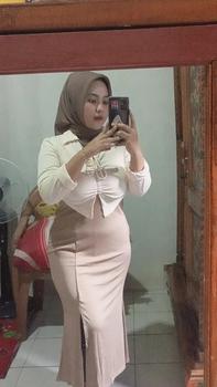 Product Review of Dress Basic Simple Knit Lembut Premium Bahan Melar Lengan Panjang Gaun Casual Bodycon Slim Sexy Wanita  Baju Home Dress Nyaman M436 from M**🌸 2