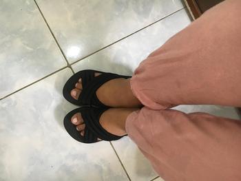 Product Review of MITATA 2 inch Height Wedge Non-Slip Sole Women Slippers from N**e B**y R**s 2