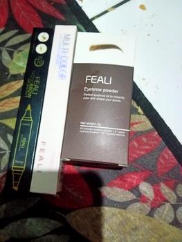 Product Review of FEALI Paket Bundle Hemat [ 3 Pcs ] Best Seller - ( Feali Multicolor 2in1 Lipstik, Feali Eyeliner Stamp 2in1, Feali Eyebrow Powder) from E**s 0
