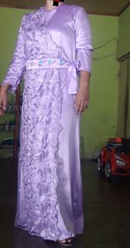 Product Review of Kinan Gaun Lebaran 2025 Gamis Brukat Dress Pesta Wanita Kondangan Muslim Remaja Bridesmaid Gaun Seragaman Dewasa Mewah Muslimah Simple Midi from k**i 0