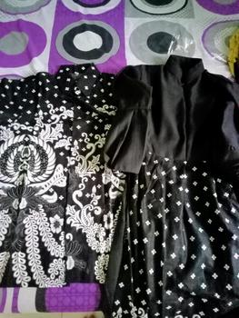 Product Review of COUPLE GAMIS ALL SIZE KEMEJA PENDEK BALOTELLI SILVER from Y**i ** 0