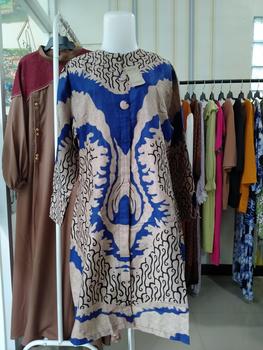Product Review of Tunik Kancing terbaru modern dress, Pakaian muslim wanita lengan panjang tunik batik Katun Nyaman from L**s C**n 0