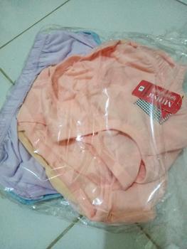 Product Review of GROSIR 12 PCS ( 1 LUSIN ) CELANA DALAM WANITA JUMBO WARNA SOFT / KATUN MUDA from N**a 0