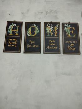 Product Review of Set Hiasan Dinding Minimalis Dapat 4 Panel Pajangan Dinding - SETHOME02 from E**y P**a 0