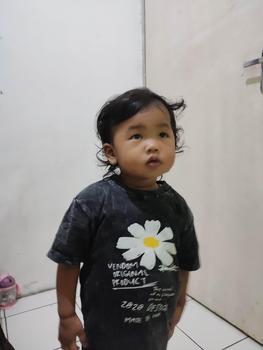 Product Review of Vendom Kids Baju Kaos Anak Washet Laki-Laki / Perempuan Unisex Umur 1-12 Tahun Bahan Cotton 30S Katun Santai Polos Hitam from Y**a P**a 1
