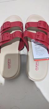 Product Review of LUOFU E 7188 -B2K5WS SIZE 36-40  l Sandal Selop ban 2 jelly wanita l Sendal kokop cewek impor from f**a 0