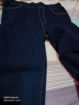 Product Review of Celana Pinggang Karet Jeans Wanita Panjang Kekinan Original Produk Denima from h**a 0