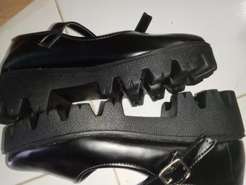 Product Review of Sepatu loafers wanita sepatu Loly MJ Hitam Putih Shoes Sandal Sendal fantofel  korea from s** 0